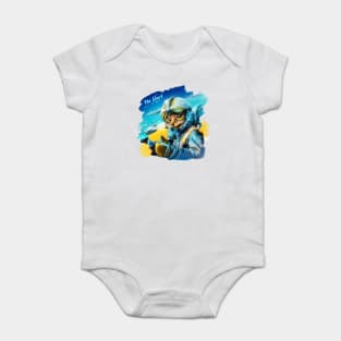 The Ghost of Kyiv cat, modern Ukrainian hero Baby Bodysuit